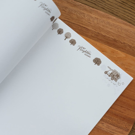 Carnet de notes Totoro Forêt 18,2×25,7 cm - Mon Voisin Totoro