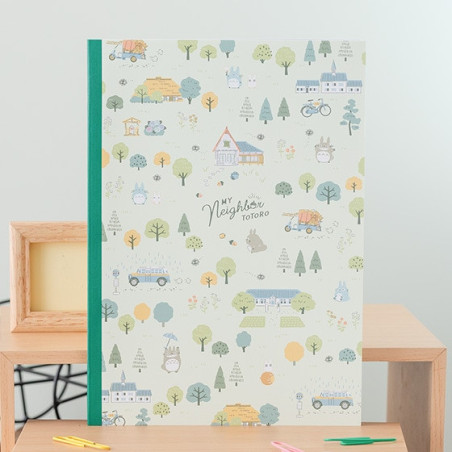 Carnet de notes Totoro Forêt 18,2×25,7 cm - Mon Voisin Totoro