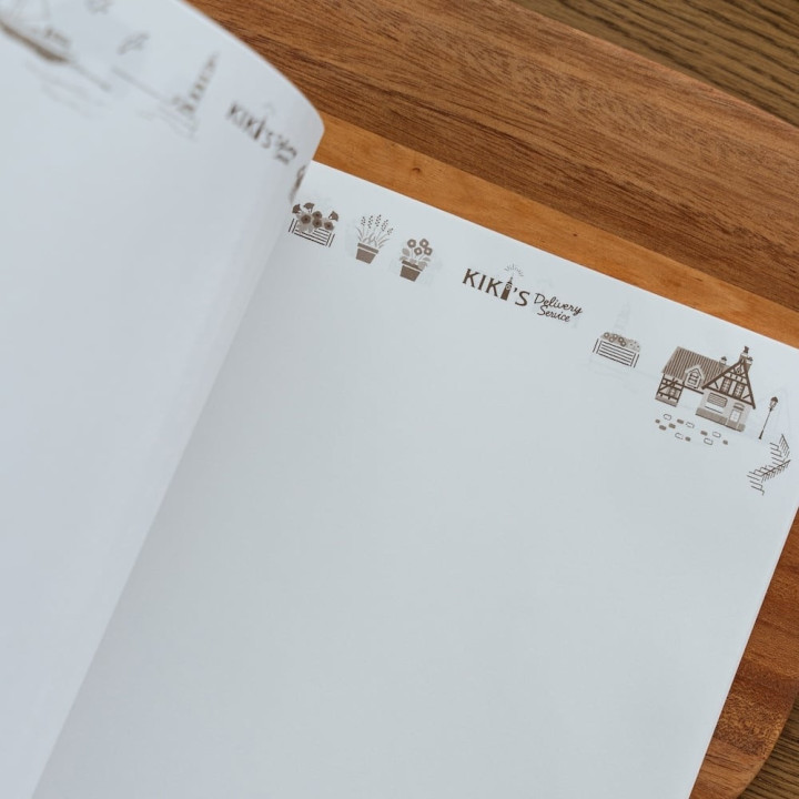 Carnet de notes Koriko Balade 18,2×25,7 cm - Kiki la petite sorcière