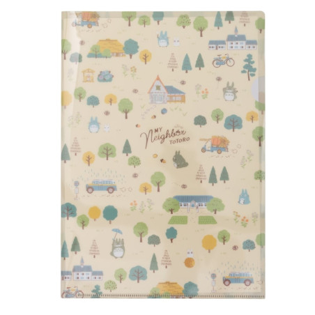 Chemise A4 Totoro Forêt couleur foncée - Mon Voisin Totoro