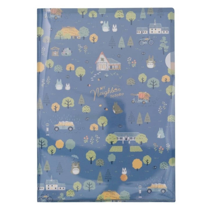 Chemise A4 Totoro Forêt couleur claire - Mon Voisin Totoro