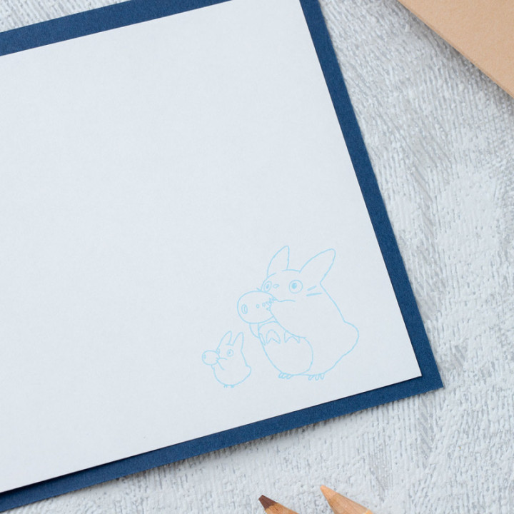 Carte de vœux - Mon Voisin Totoro