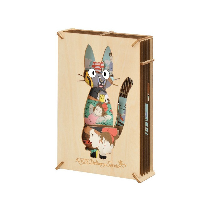 Théâtre de papier Style bois Silhouette Jiji - Kiki la petite sorcier