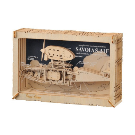 Théâtre de papier Style bois Savoia - Porco Rosso