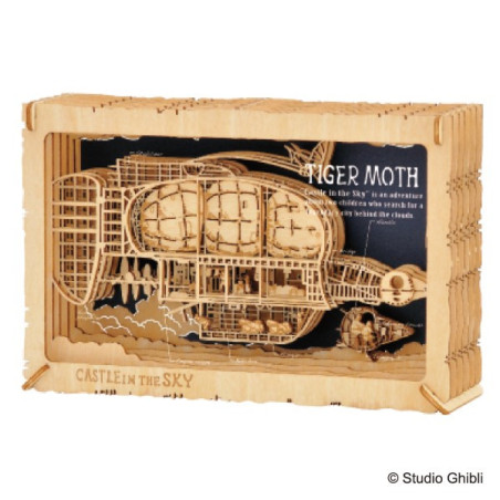 Théâtre de papier Style bois Tiger Moth - Le Château dans le ciel