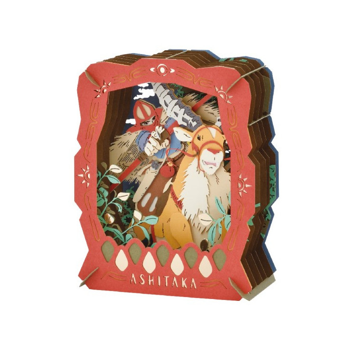 Théâtre de papier Ashitaka & Yakuru - Princesse Mononoké