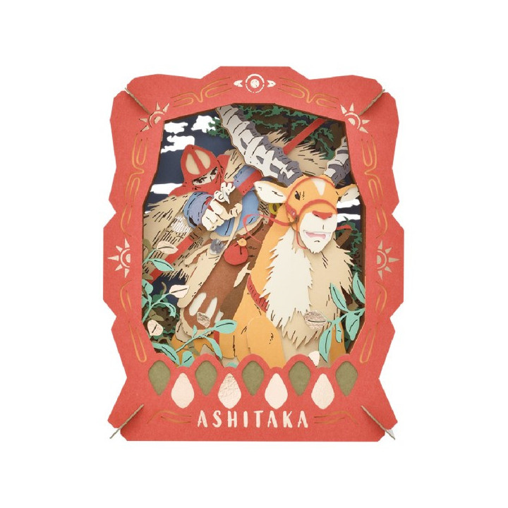 Théâtre de papier Ashitaka & Yakuru - Princesse Mononoké