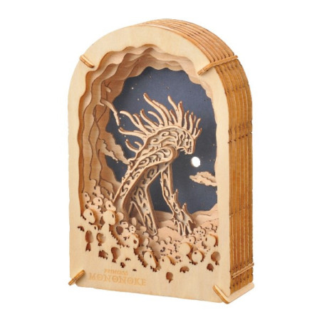 Théâtre de papier Style bois Daidarabotchi - Princesse Mononoké