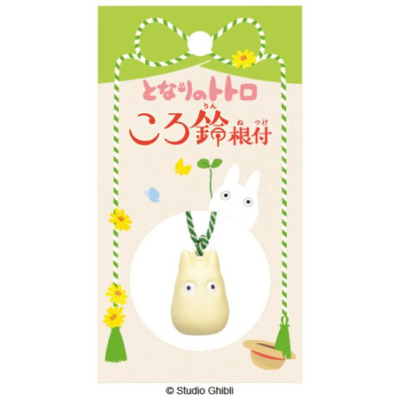 Strap Clochette Netsuke Totoro Blanc - Mon Voisin Totoro