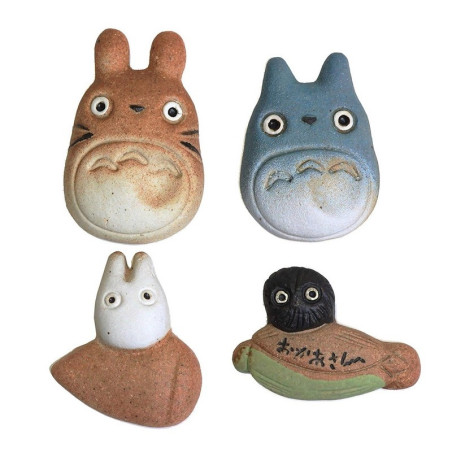 Set of 4 Shigaraki chopsticks rest - My Neighbor Totoro