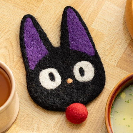 Sous-verre fait main en laine Jiji - Kiki la petite sorcière