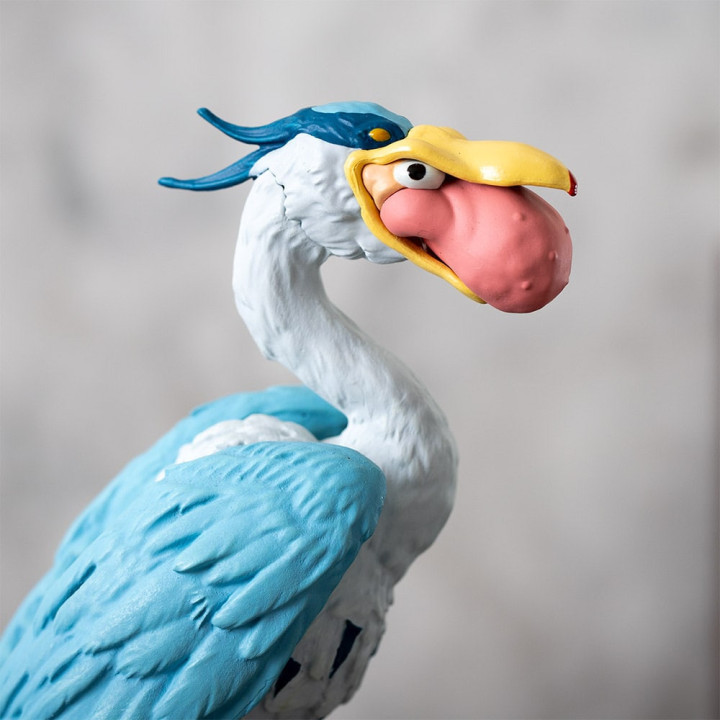 Statue Héron bleu - Le Garçon et le Héron