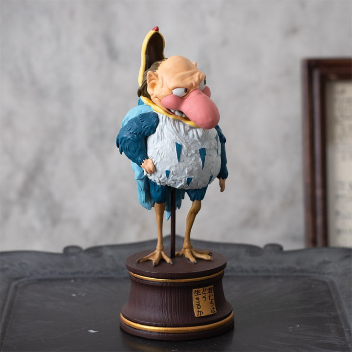 Statue Homme-héron - Le Garçon et le Héron