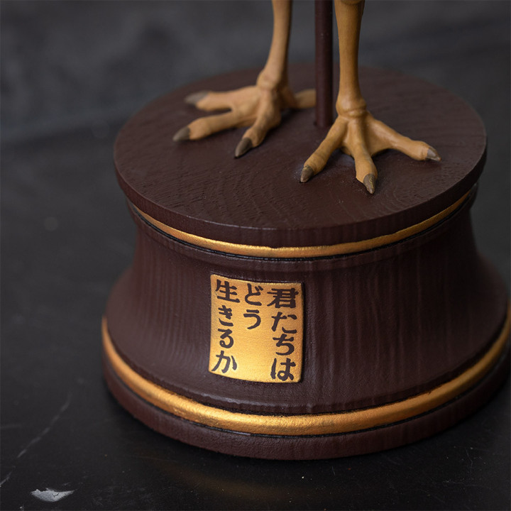 Statue Homme-héron - Le Garçon et le Héron