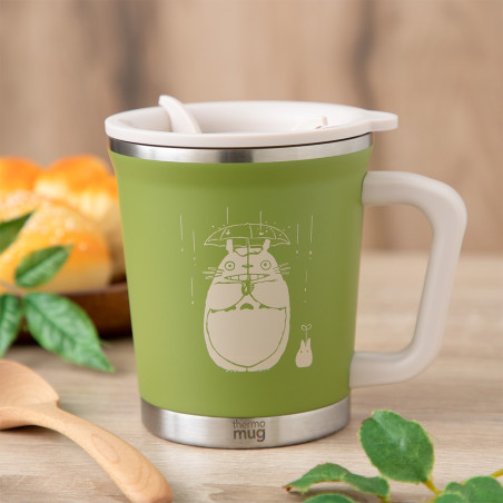 Thermo Mug Mat Totoro Parapluie - Mon Voisin Totoro