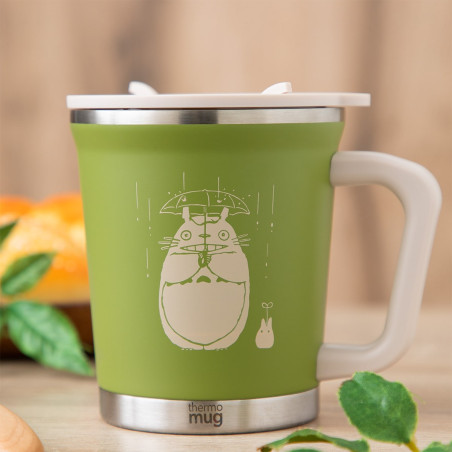 Thermo Mug Mat Totoro Parapluie - Mon Voisin Totoro