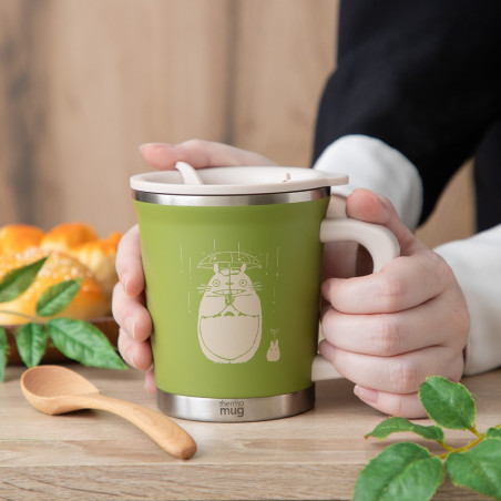 Thermo Mug Mat Totoro Parapluie - Mon Voisin Totoro