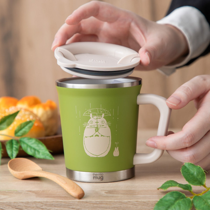 Thermo Mug Mat Totoro Parapluie - Mon Voisin Totoro