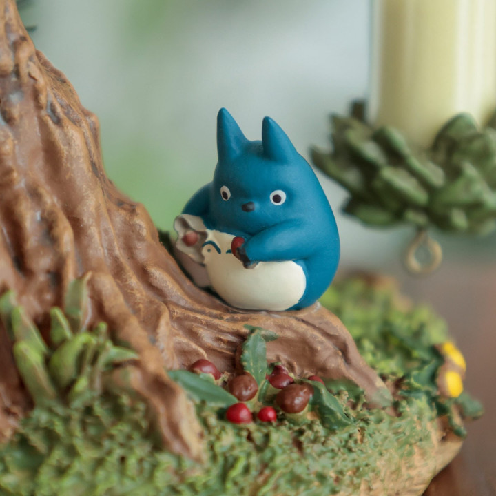 Diorama sablier Camphrier & Totoros - Mon Voisin Totoro