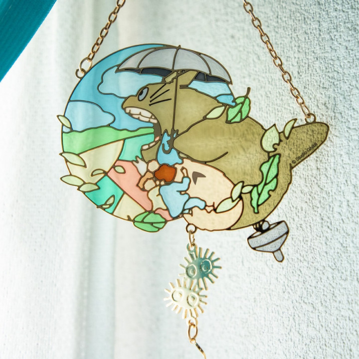 Sun catcher Stained glass Totoro - My Neighbor Totoro