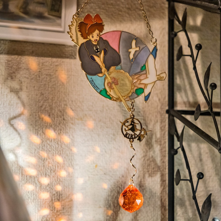 Attrape-soleil vitrail Kiki - Kiki la petite sorcière