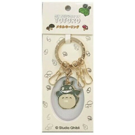 Porte-Clés Métal Totoro Gris Sourire – Mon Voisin Totoro