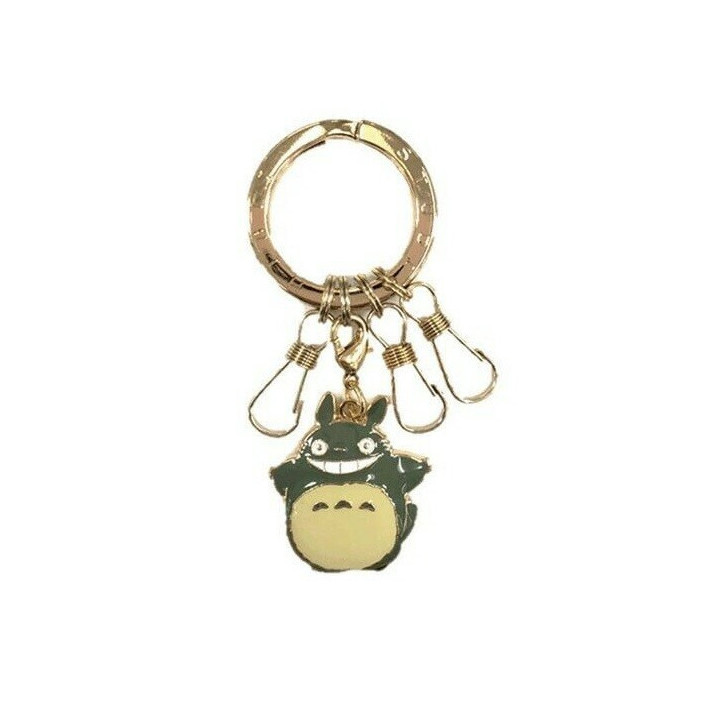 Porte-Clés Métal Totoro Gris Sourire – Mon Voisin Totoro