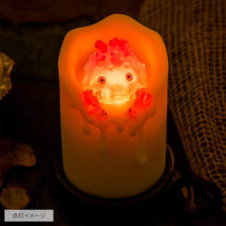 Statue lumineuse Calcifer Bougie - Le Château ambulant