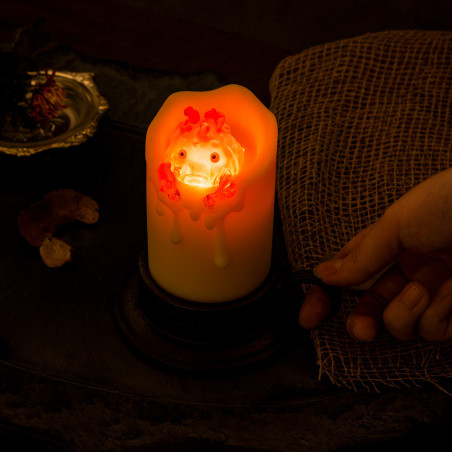 Statue lumineuse Calcifer Bougie - Le Château ambulant