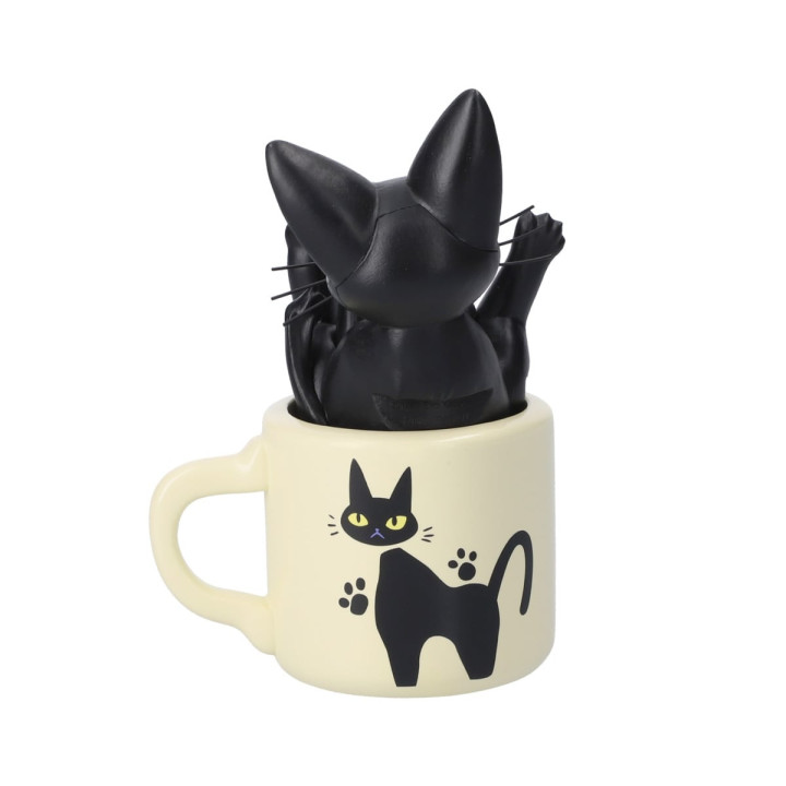 Soliflore Jiji dans sa tasse - Kiki la petite sorcière