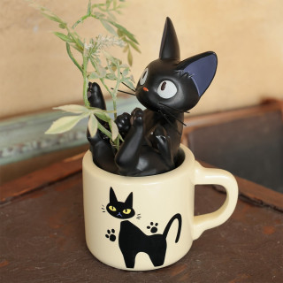 Soliflore Jiji dans sa tasse - Kiki la petite sorcière