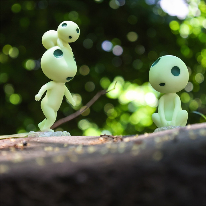 Statue steated Kodama - Princess Mononoke