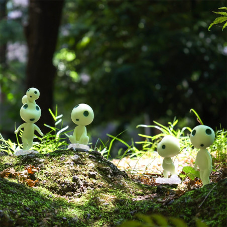 Statue small and big Kodama - Princess Mononoke