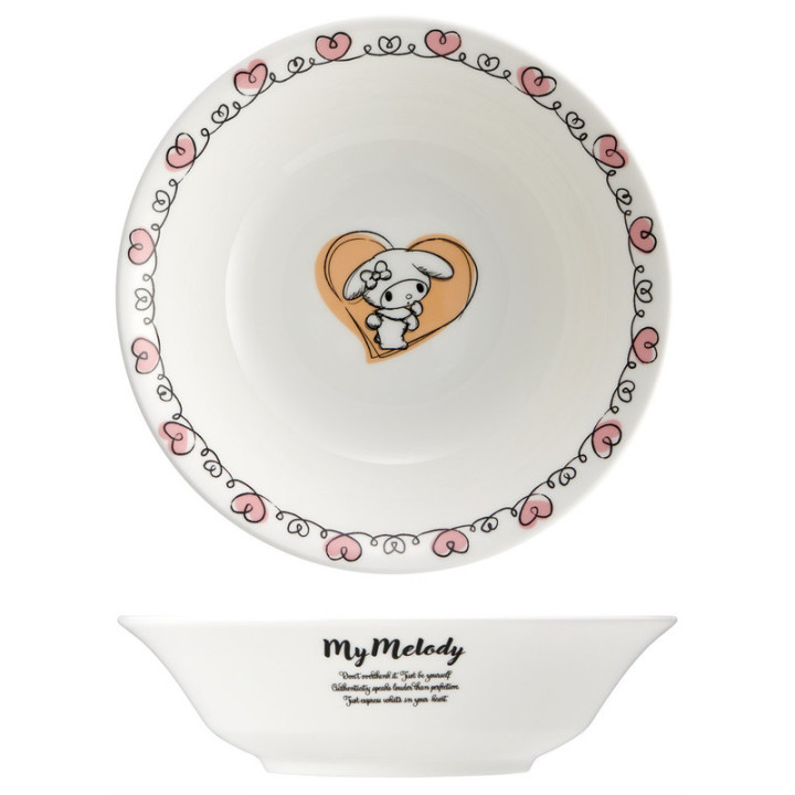 China etched cereal bowl - My Melody
