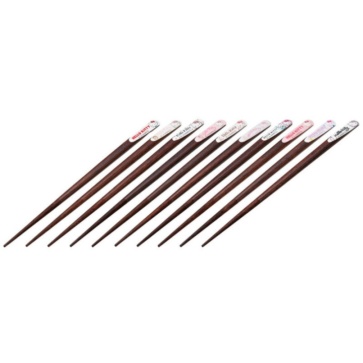 Set de 10 baguettes à collectionner - Hello Kitty