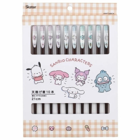 Set de 10 baguettes à collectionner - Sanrio