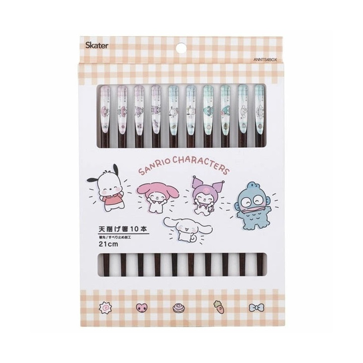 Set of 10 collectible chopsticks - Sanrio