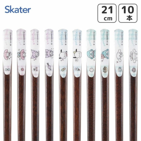 Set de 10 baguettes à collectionner - Sanrio