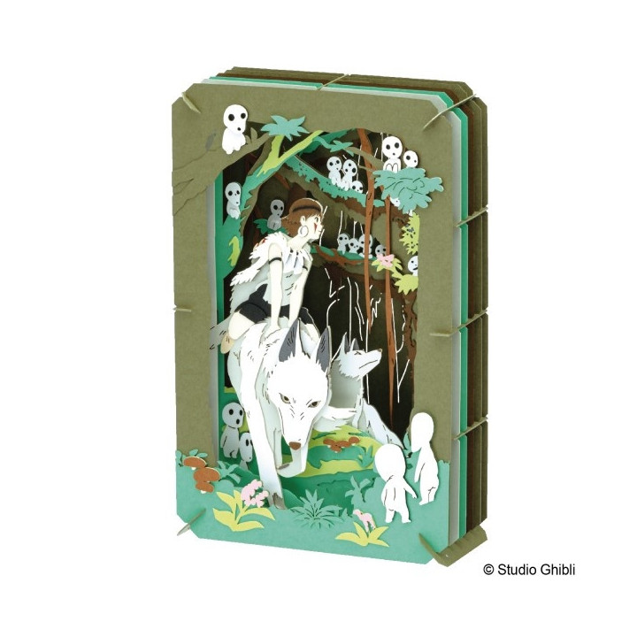 Théâtre de papier la forêt où vivent les Kodama - Princesse Mononoké