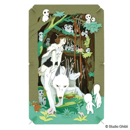 Théâtre de papier la forêt où vivent les Kodama - Princesse Mononoké