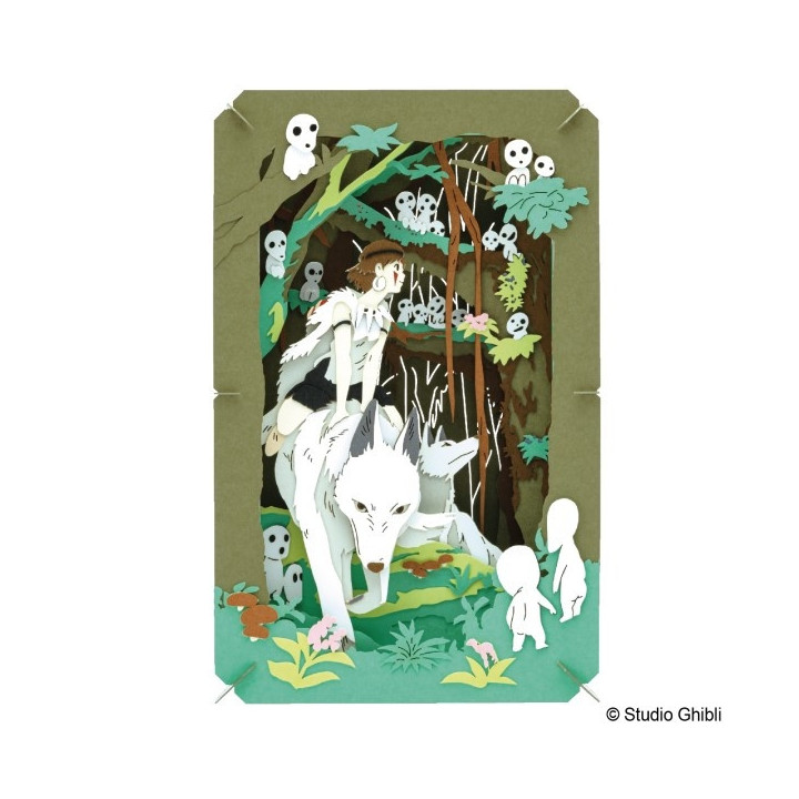 Théâtre de papier la forêt où vivent les Kodama - Princesse Mononoké