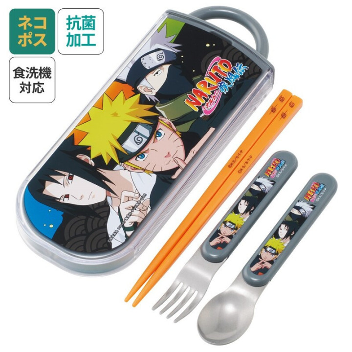 Team 7 Set Chopsticks Spoon Fork - Naruto-4973307690457_4973307690457_01.jpg