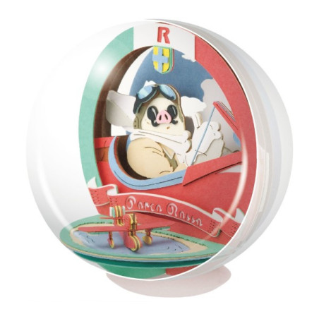 Théâtre de papier sphère Marco - Porco Rosso