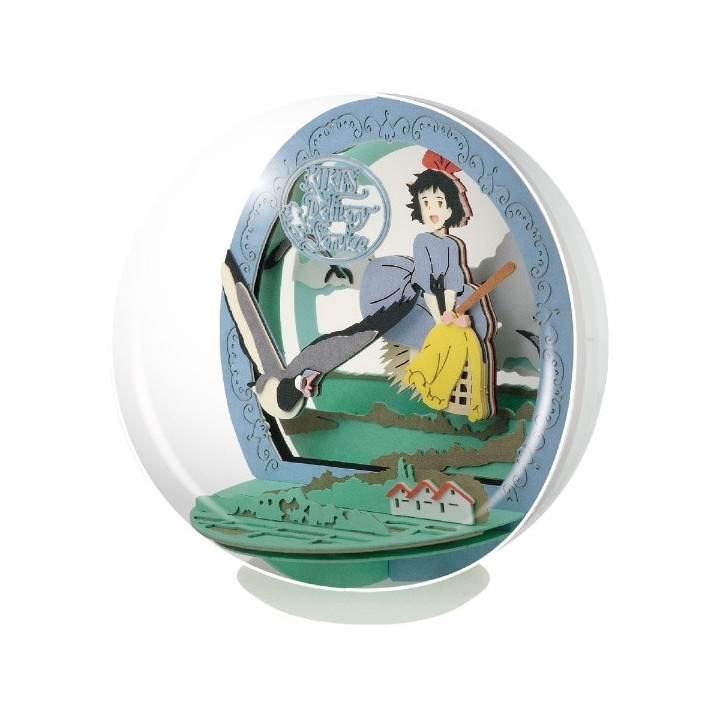 Théâtre de papier sphère Kiki vole -Kiki la petite sorcière