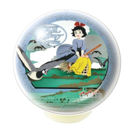 Théâtre de papier sphère Kiki vole -Kiki la petite sorcière