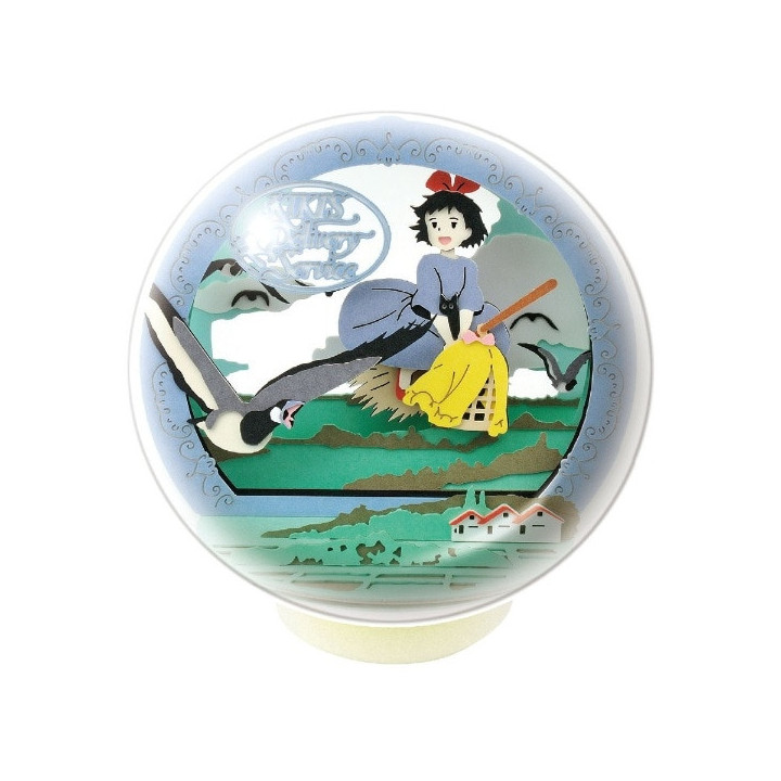 Théâtre de papier sphère Kiki vole -Kiki la petite sorcière