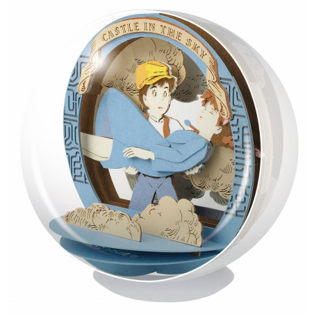 Théâtre de papier sphère Sheeta & Pazu - Le Château dans le ciel