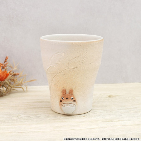 Tasse faite main blanche Shigariki Totoro - Mon voisin Totoro