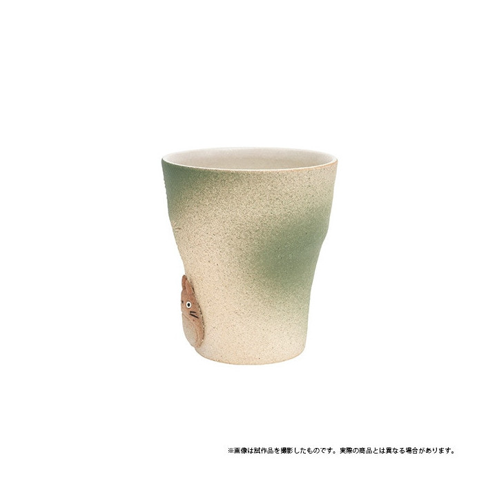 Tasse faite main verte Shigariki Totoro - Mon voisin Totoro