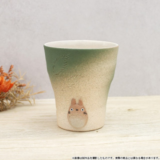 Tasse faite main verte Shigariki Totoro - Mon voisin Totoro